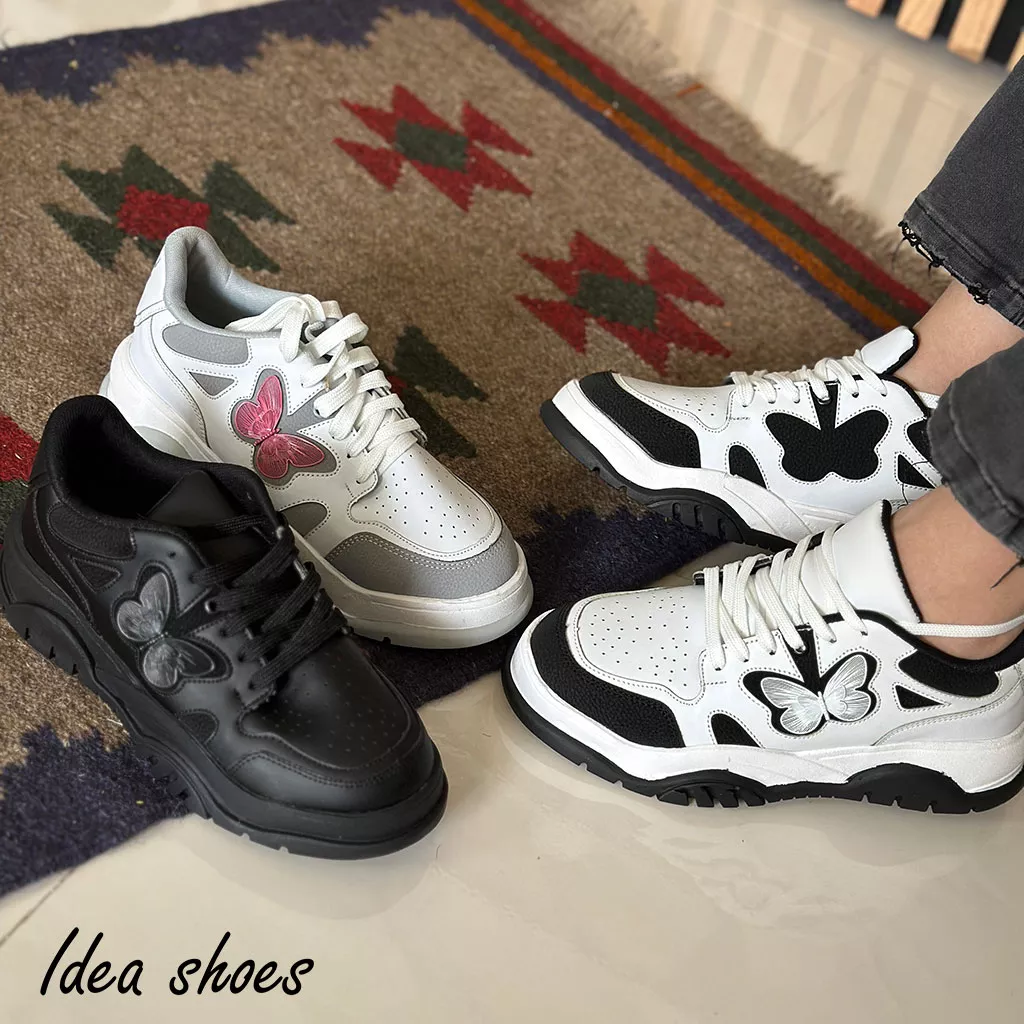 کتونی دخترانه مدل پروانه کد 428