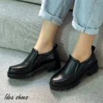 کفش لوفر چرم طبیعی کد 210