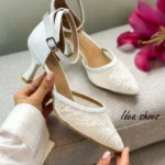 کفش مجلسی دخترانه طرح گیپور کد 630