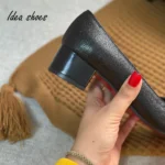 کفش مجلسی دخترانه پاشنه ۳ سانت کد 342