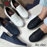 کفش طبی دخترانه طرح بافتی کد 257