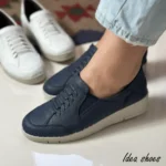 کفش طبی دخترانه طرح بافتی کد 257