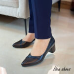 کفش مجلسی بغل باز پاشنه 4 سانت کد 579