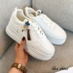 کتونی بندی دخترانه طرح لبخند کد 412