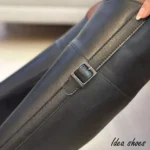 بوت دخترانه سگک دار بالای زانو کد 905