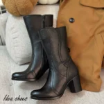 نیم بوت دخترانه پاشنه ۵ سانت کد 901