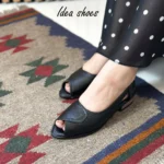 کفش دخترانه یک سانت جلو باز کد 333