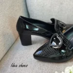کفش مجلسی زنانه طرح سنگی مدل قلبی کد 712